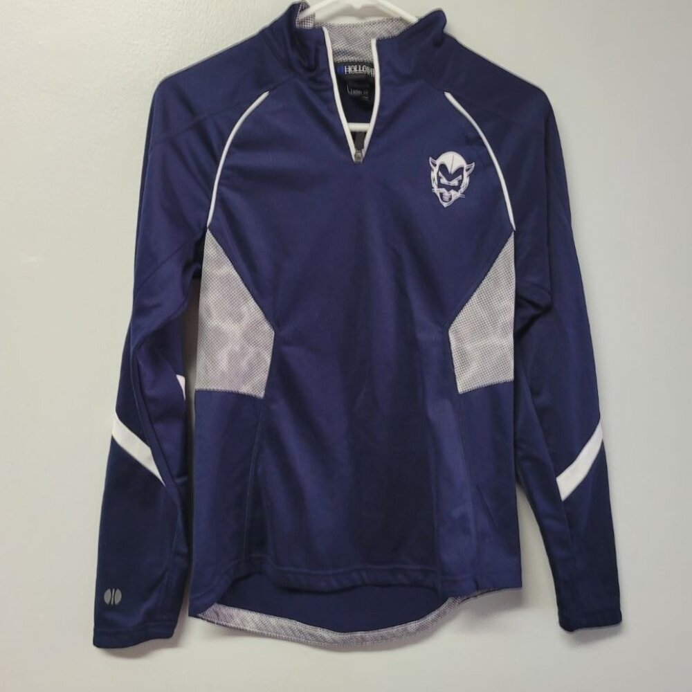 Holloway Sault Blue Devils Michigan High School Pullover Womens Ladies XS Thumb